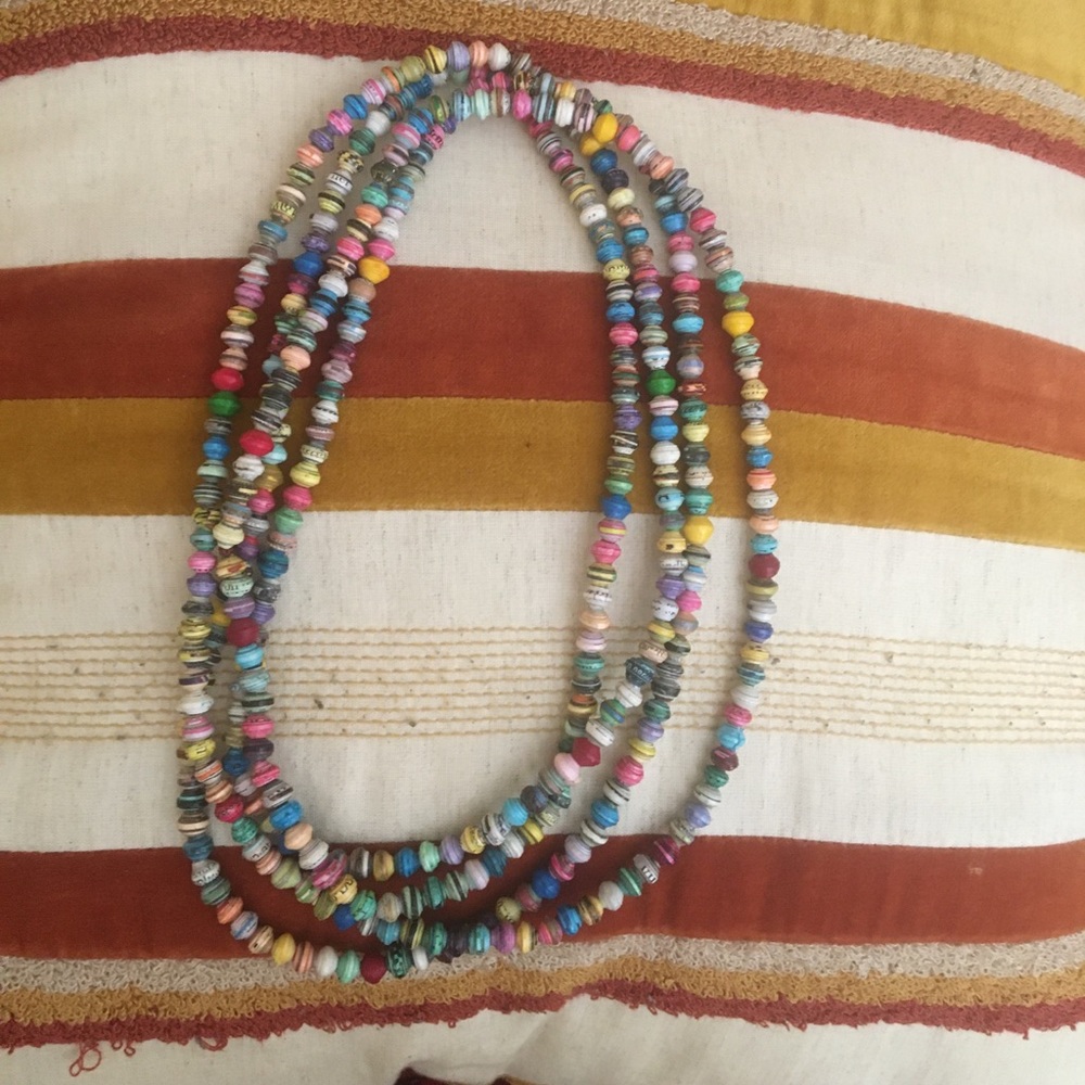 Noonday Paper Bead Necklace